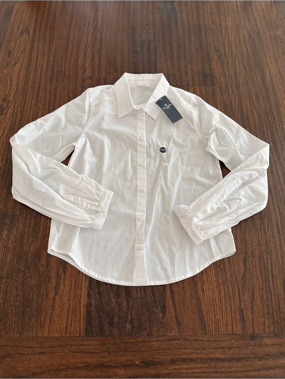 abercrombie kids White Button-Down Shirt